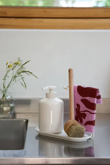 Daily strofinaccio con motivo - Rosa, confezione da 3 - Scandi Essentials