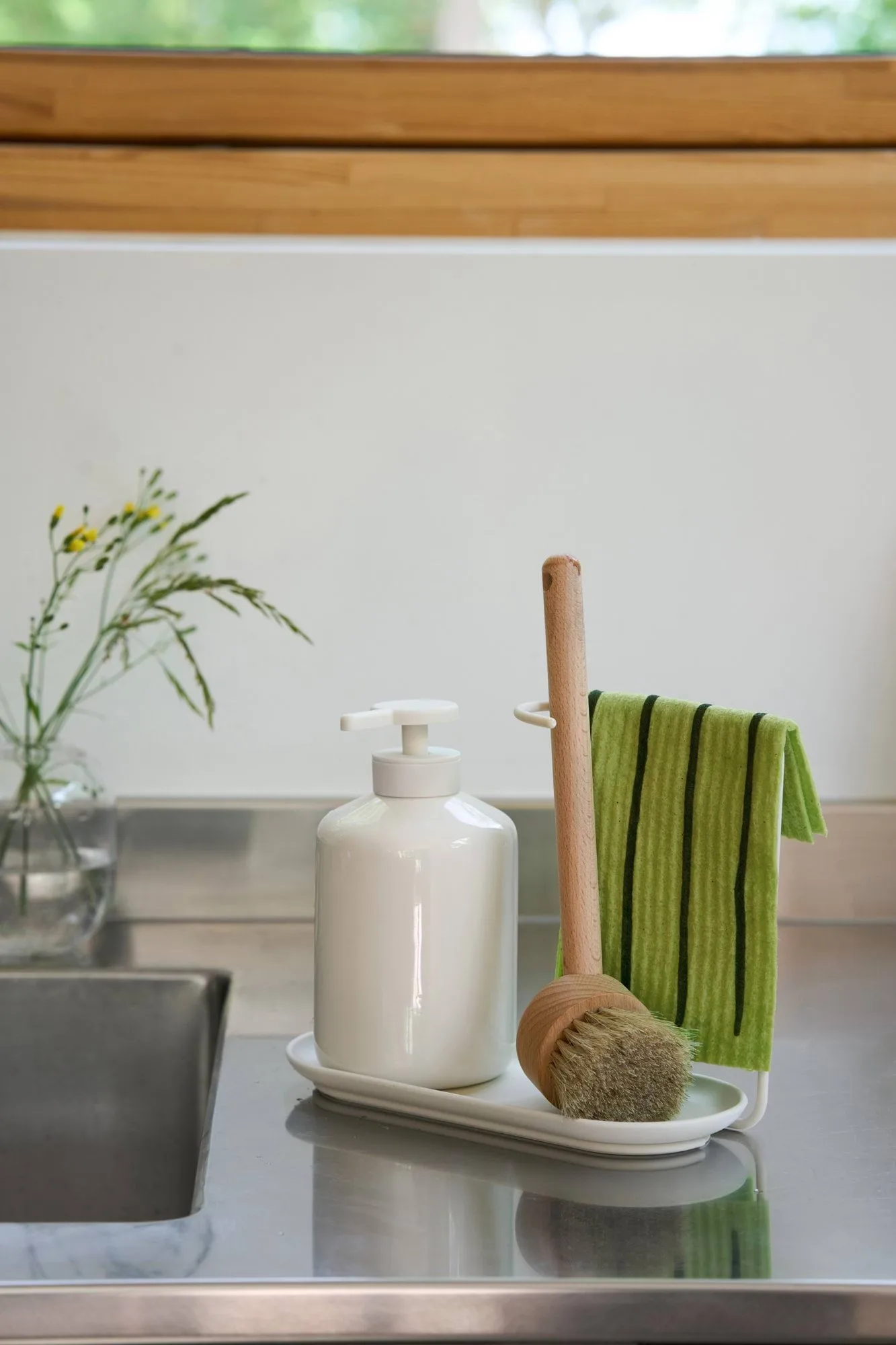 Daily strofinaccio con motivo, Verde, confezione da 3 Scandi Essentials