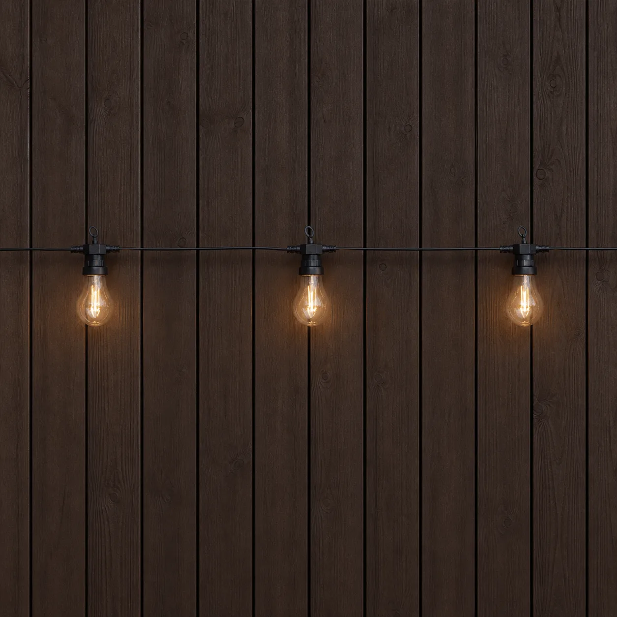 Ghirlanda luminosa Wisp nera, 855 cm, 20 luci Scandi Essentials