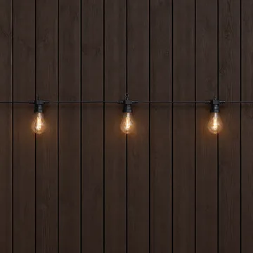 Ghirlanda luminosa Wisp nera - 855 cm, 20 luci - Scandi Essentials