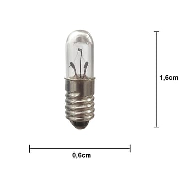 Lampadina Lit E5 di ricambio 12V 0,6W - Chiaro - Scandi Essentials