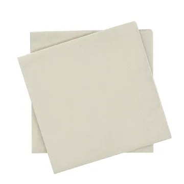 Plain tovagliolo di carta - Beige, confezione da 20, 40x40 cm - Scandi Essentials