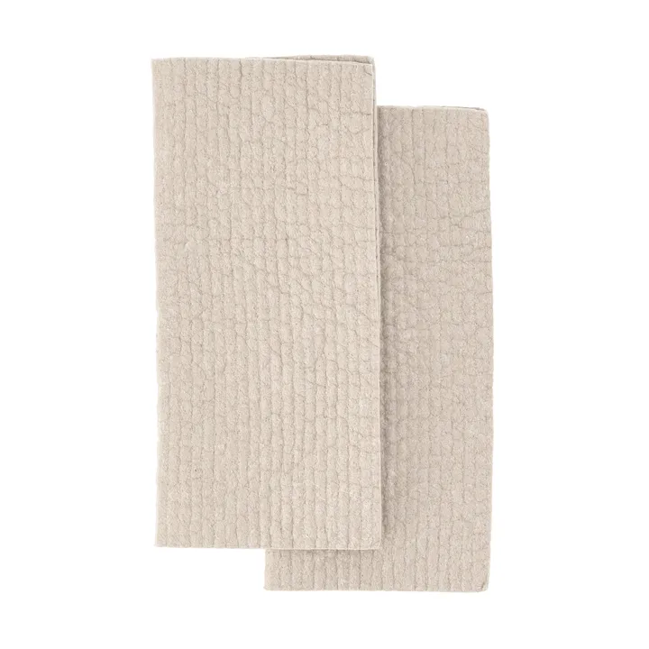Rinse strofinaccio - Beige, confezione da 2 - Scandi Essentials