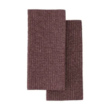 Rinse strofinaccio - Burgundy, confezione da 2 - Scandi Essentials