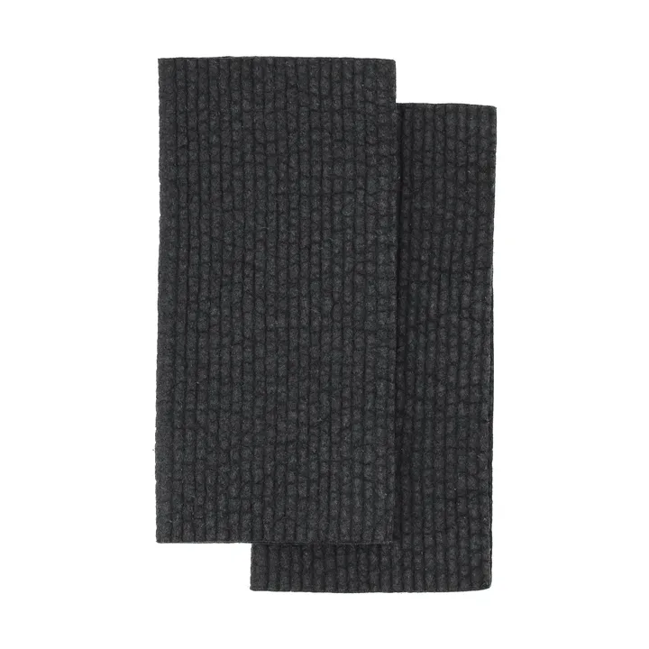 Rinse strofinaccio - Nero, confezione da 2 - Scandi Essentials