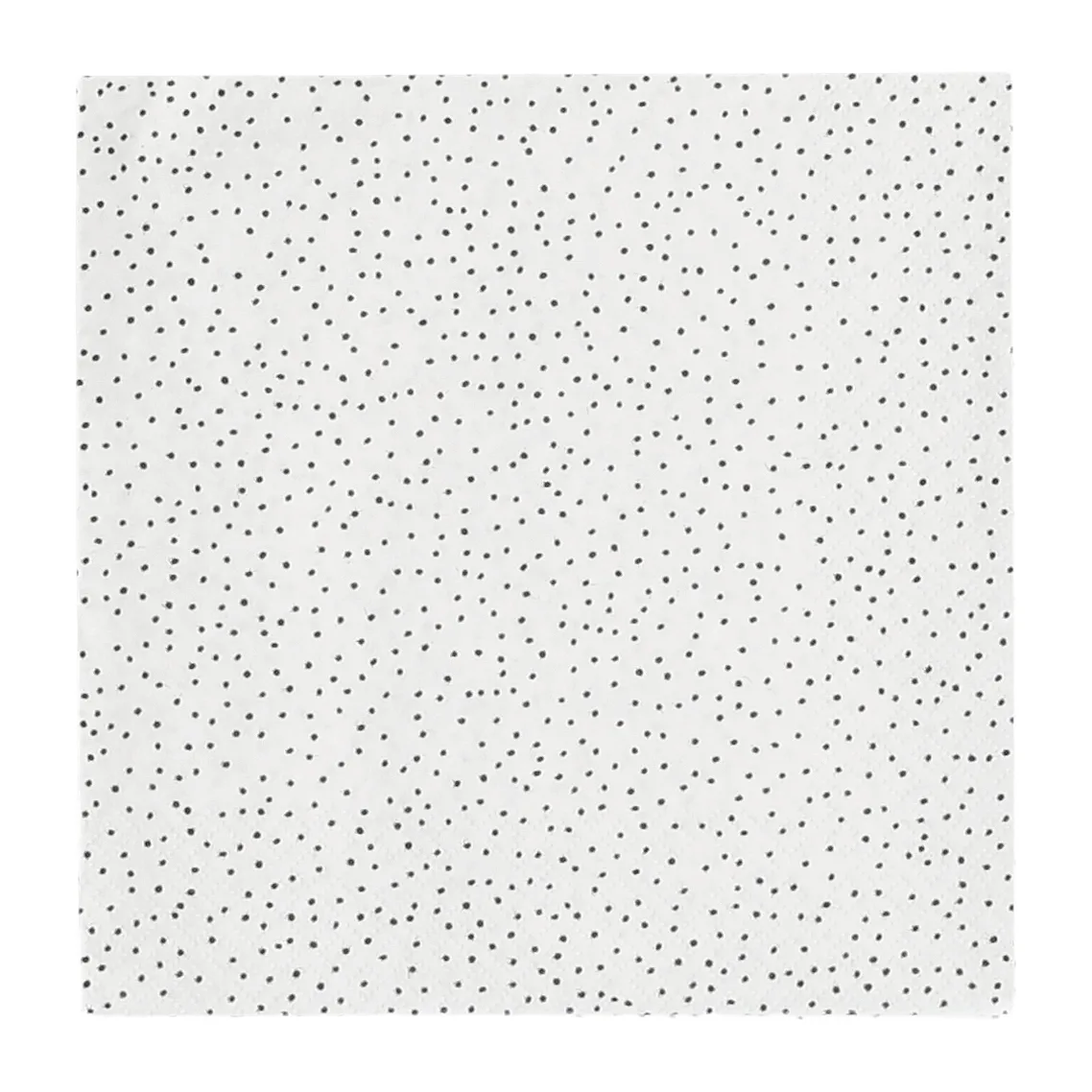 Tovaglioli Grain 33x33 cm, confezione da 20, bianco-nero Scandi Essentials