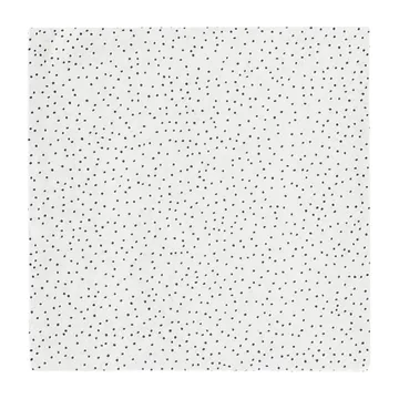 Tovaglioli Grain 33x33 cm, confezione da 20 - bianco-nero - Scandi Essentials