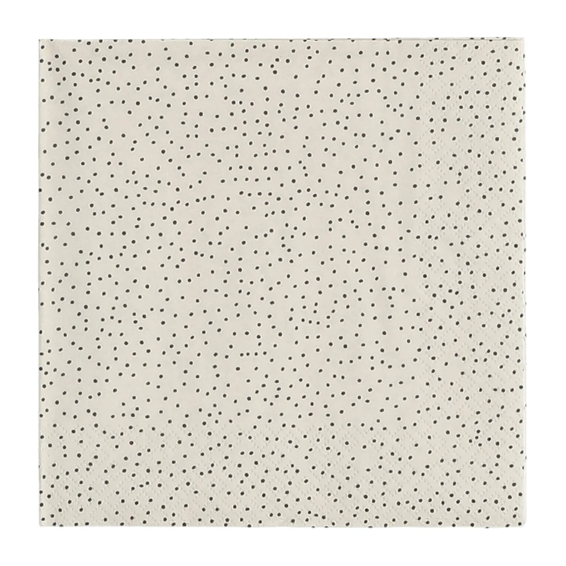 Tovaglioli Grain 33x33 cm, confezione da 20, sabbia-nero Scandi Essentials