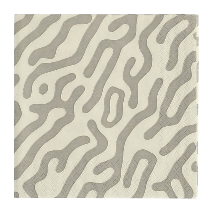 Tovaglioli Solstickan 33x33 cm, confezione da 20 - grigio talpa-sabbia - Scandi Essentials