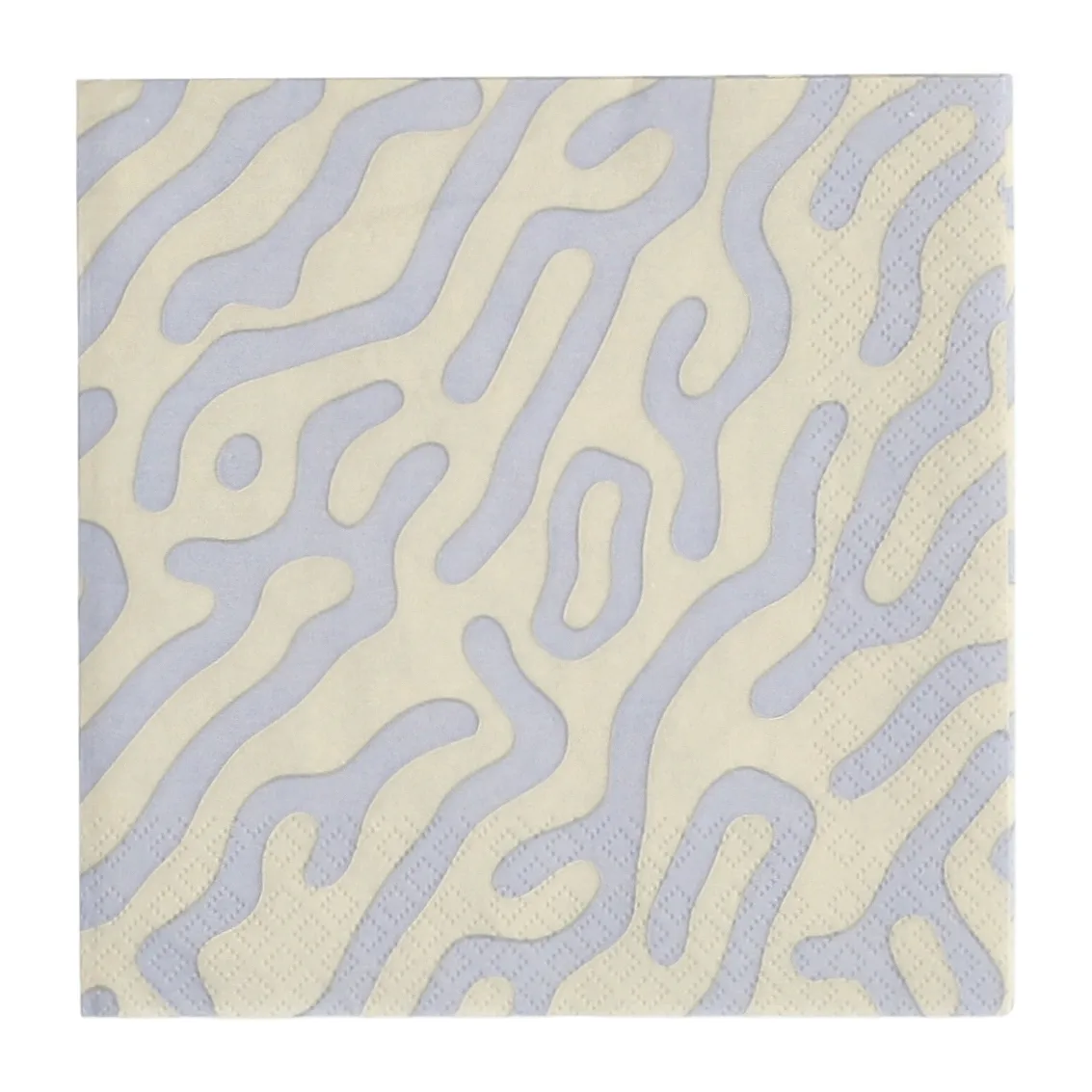 Tovaglioli Trace 33x33 cm, confezione da 20, sabbia-grigio-blu Scandi Essentials