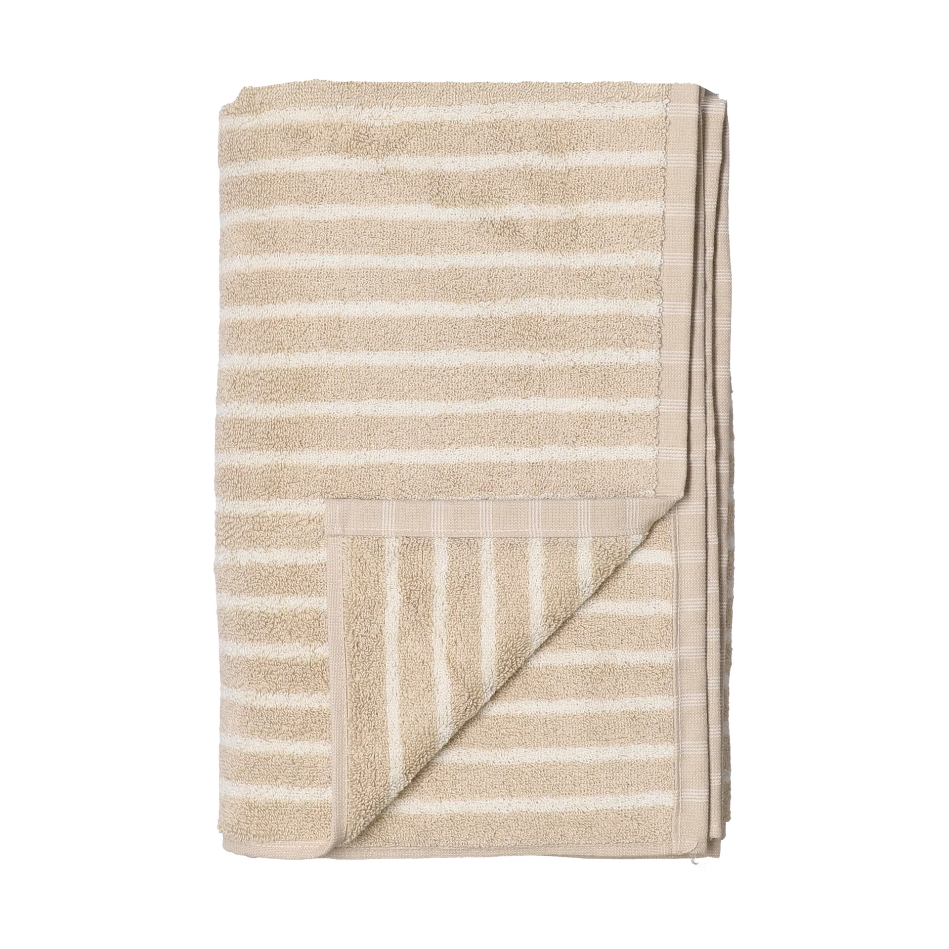 Asciugamano da bagno Drift 100x150 cm, Beige-bianco Scandi Living