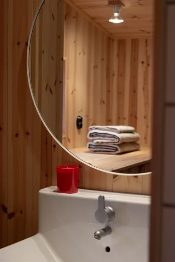Asciugamano da bagno Drift 100x150 cm - Bianco-nero - Scandi Living