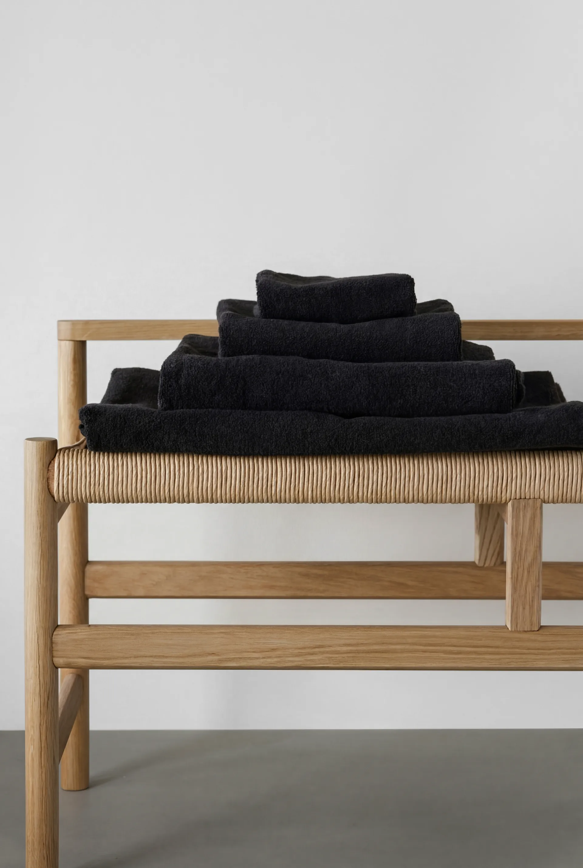 Asciugamano da bagno Drift 100x150 cm, Nero Scandi Living