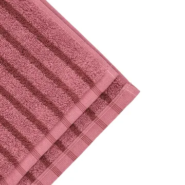 Asciugamano da bagno Drift 100x150 cm - Rosa-rosso - Scandi Living