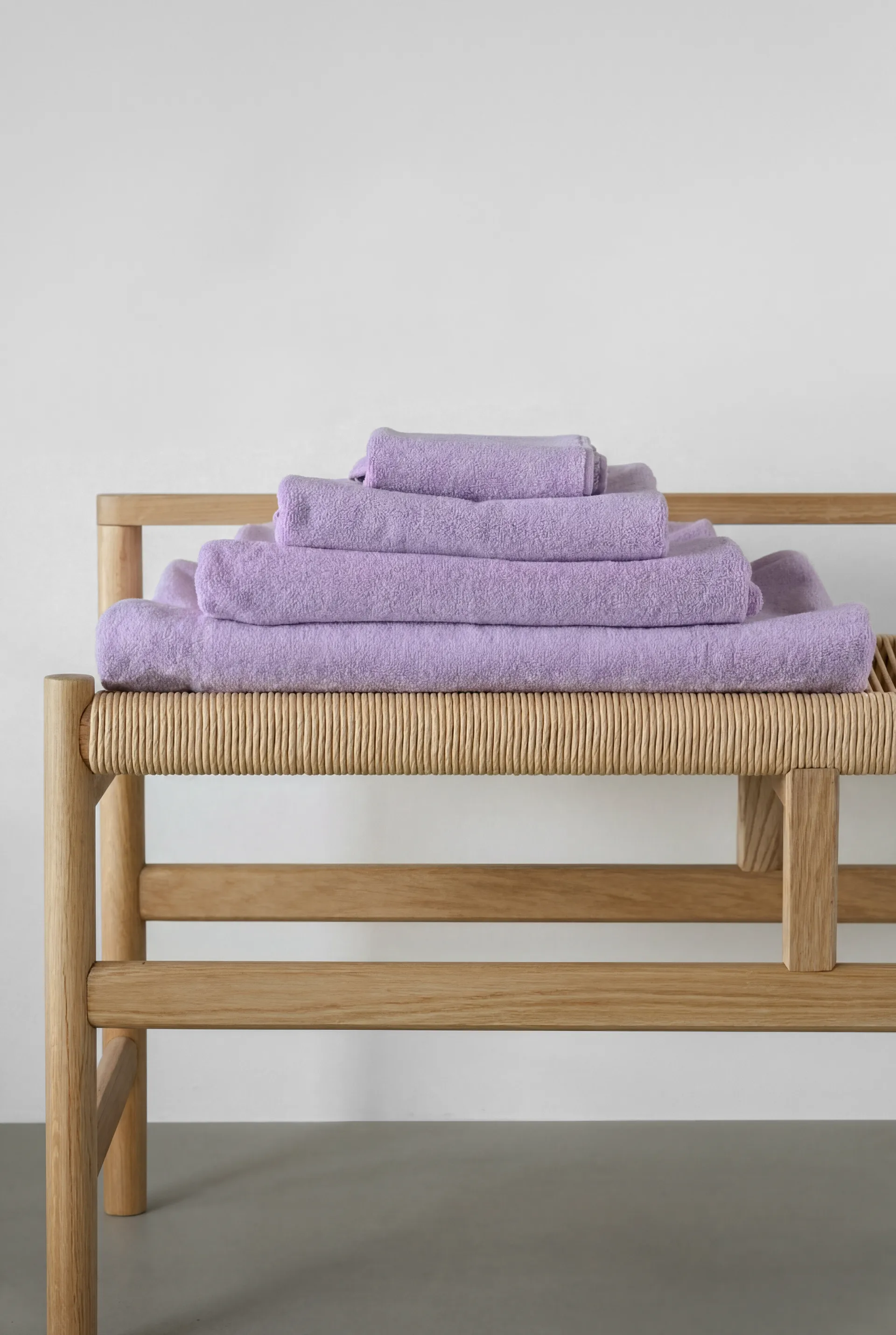 Asciugamano da bagno Drift 70x140 cm, Viola Scandi Living