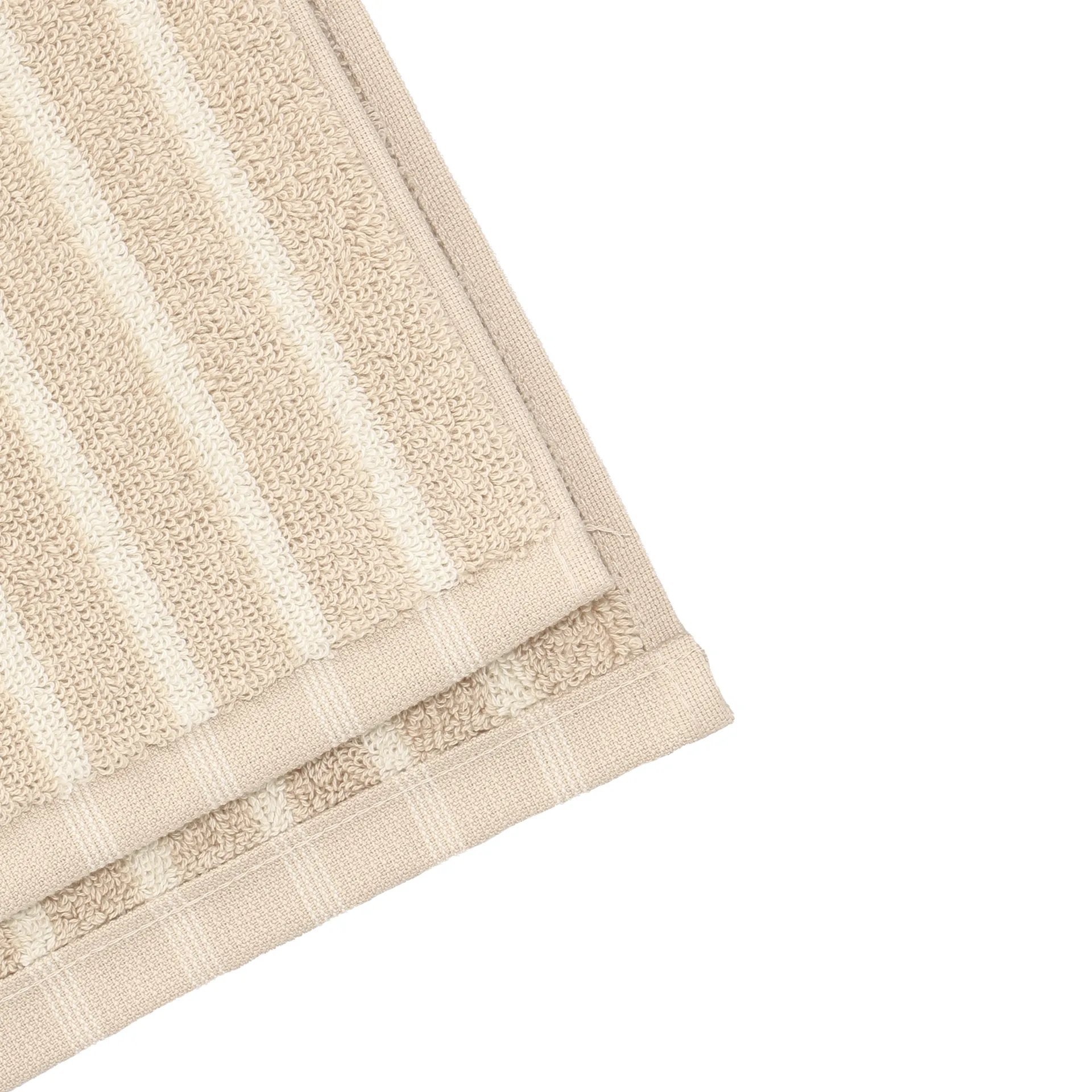 Asciugamano Drift 50x70 cm, Beige-bianco Scandi Living
