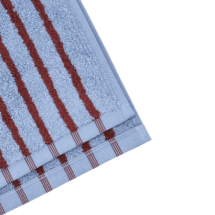 Asciugamano Drift 50x70 cm, Blu-rosso Scandi Living