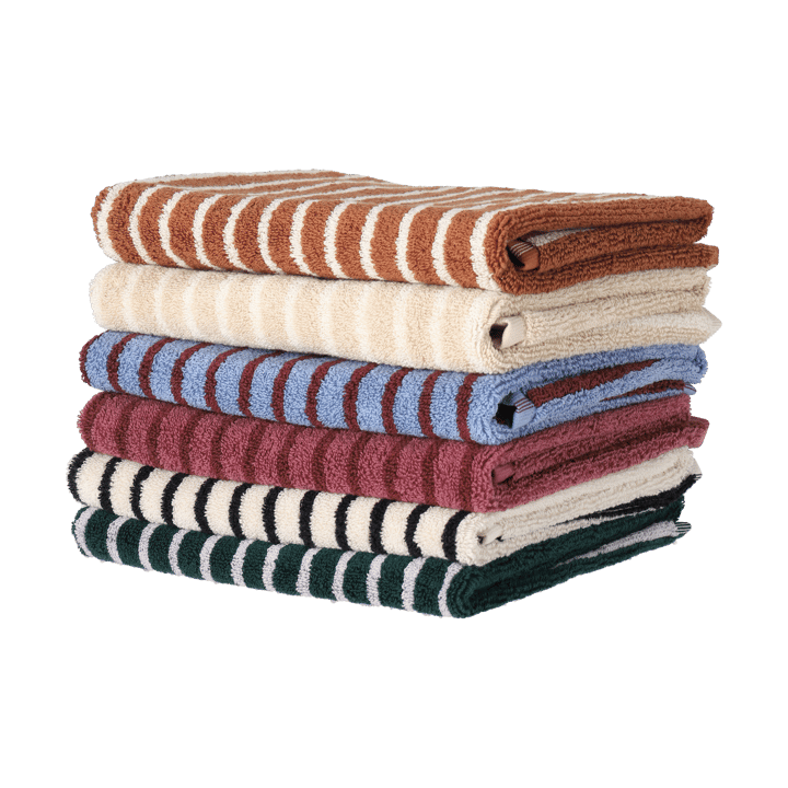 Asciugamano Drift 50x70 cm, Blu-rosso Scandi Living