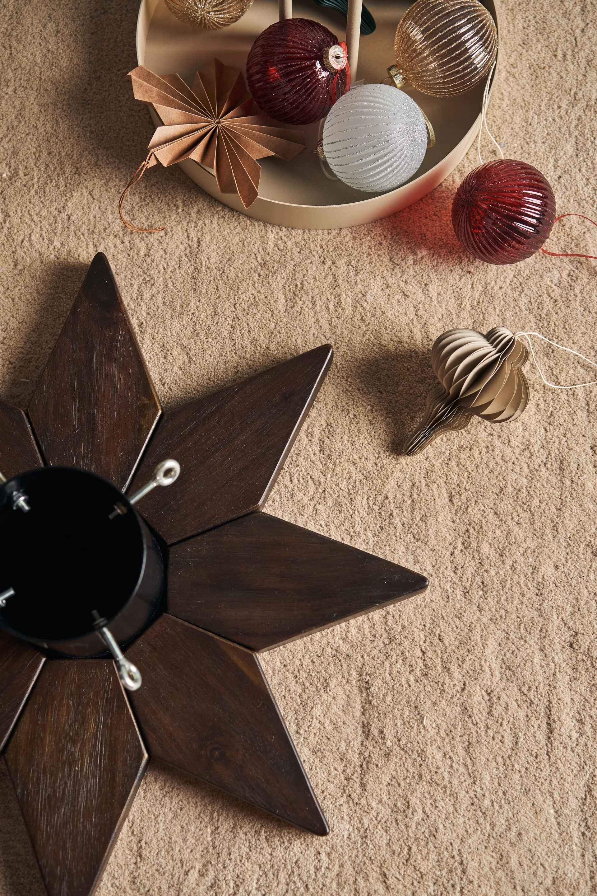 Base per albero di Natale Norr, Tinta scura Scandi Living