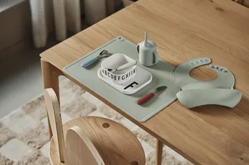 Bavaglino Silly in silicone confezione da 2 - Verde-blu - Scandi Living