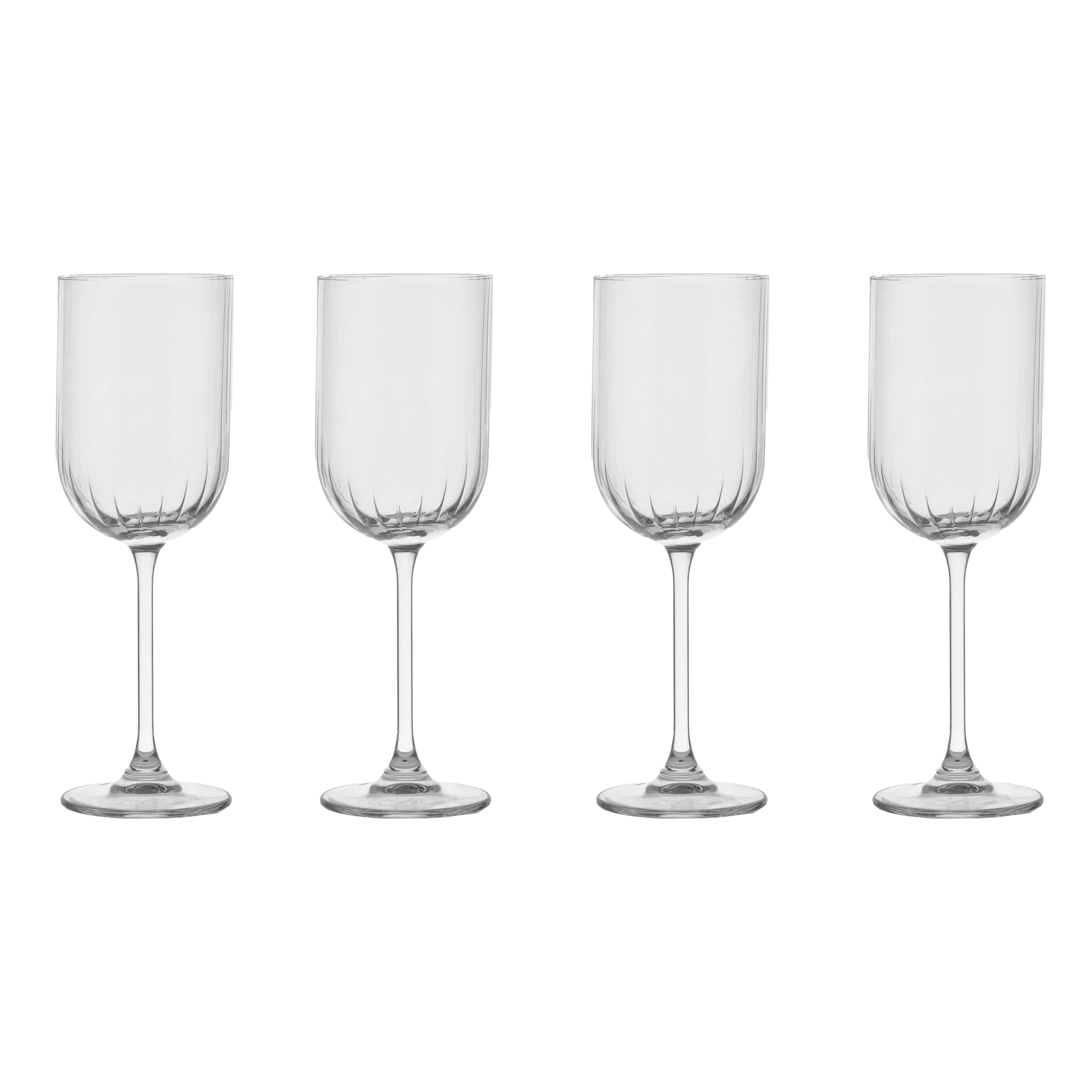 Bicchiere da vino bianco Pristine 32 cl confezione da 4, Trasparente Scandi Living