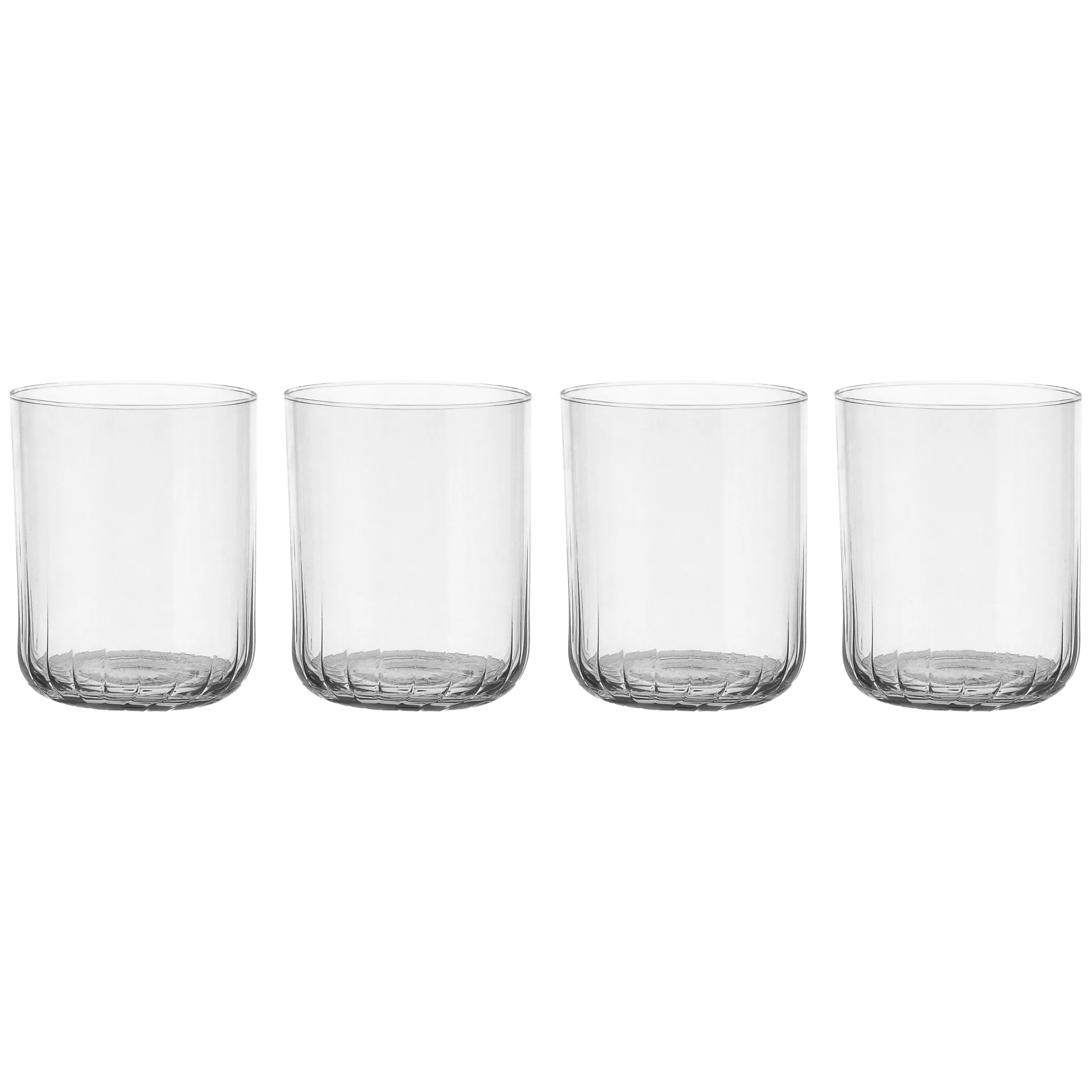 Bicchiere Pristine tumbler 37 cl confezione da 4, Trasparente Scandi Living