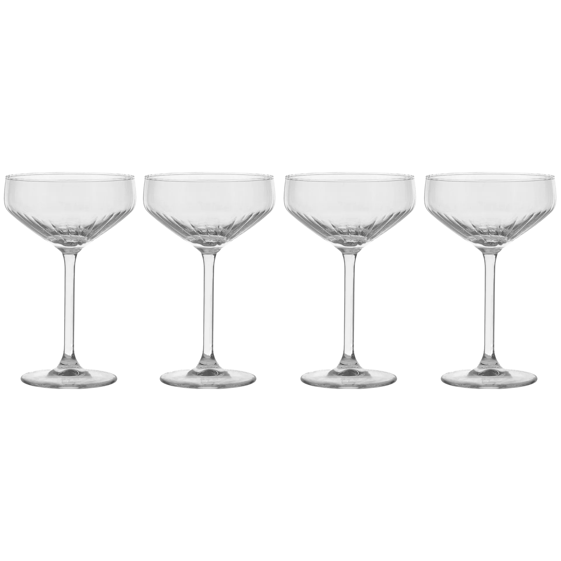 Calice da champagne Pristine 29 cl confezione da 4, Trasparente Scandi Living
