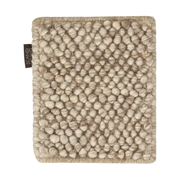 Campione tappeto in lana Flock - Beige - Scandi Living