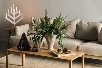 Candela dell'Avvento Pine 62 cm - bianco smaltato - Scandi Living