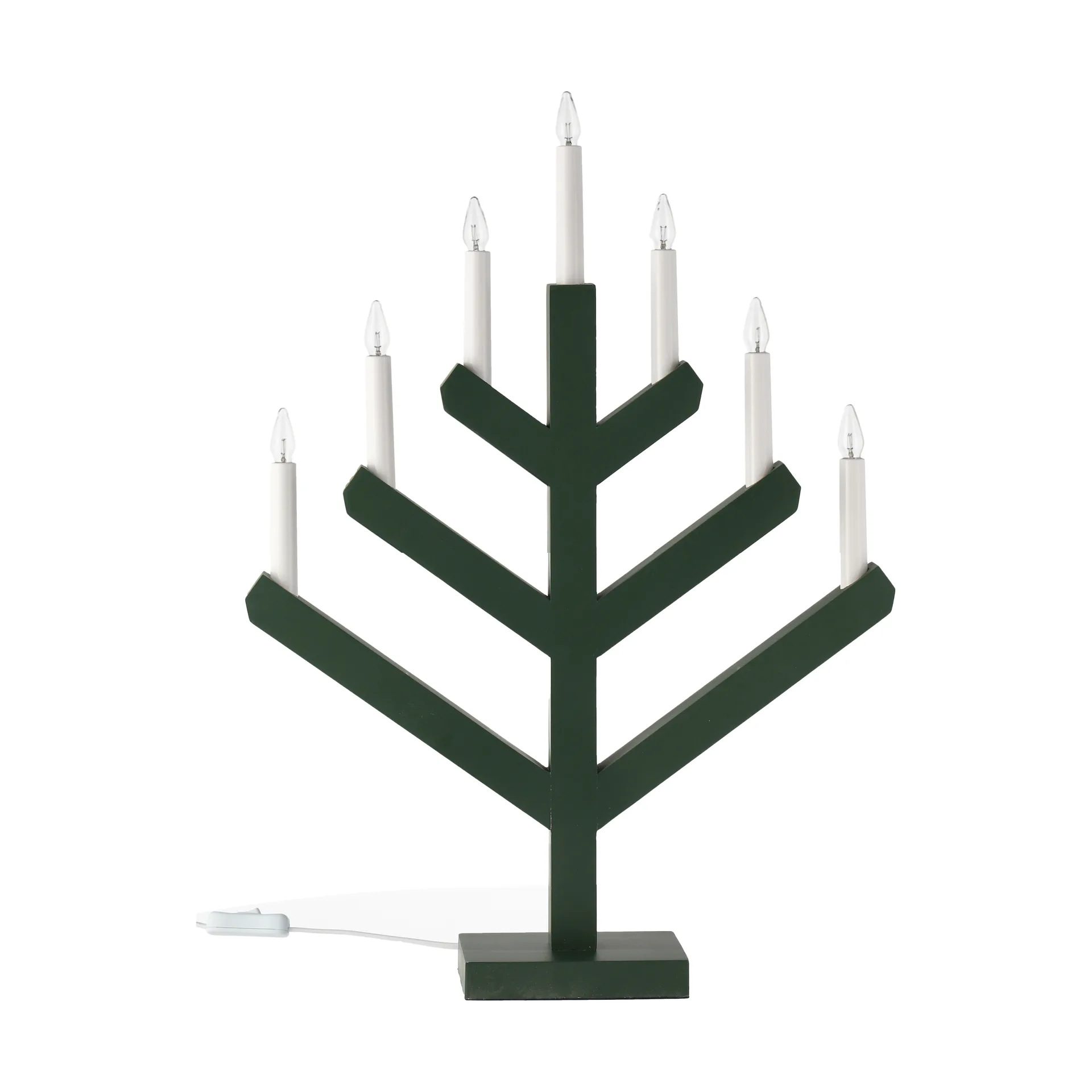 Candela dell'Avvento Pine 62 cm, Verde Scandi Living