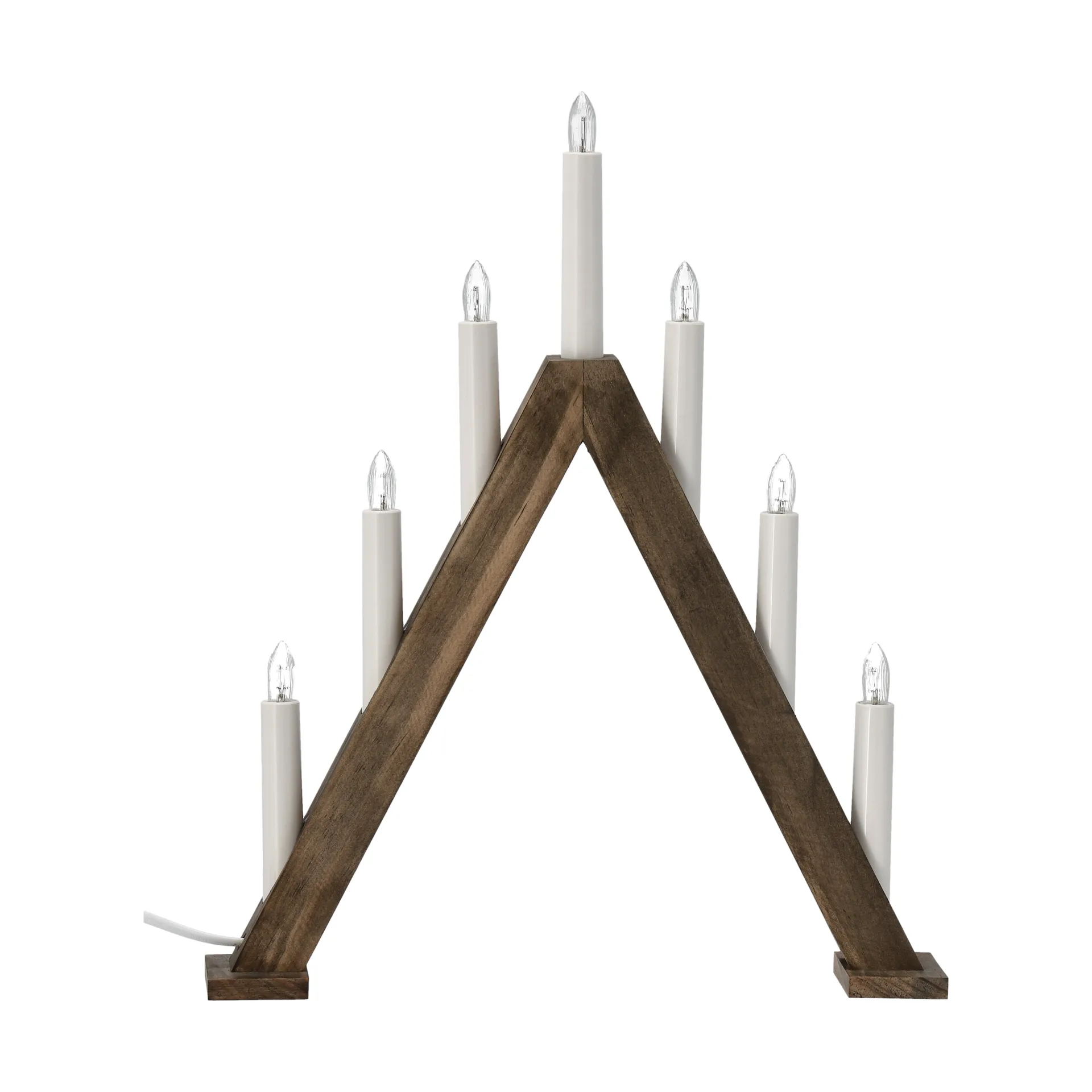 Candeliere dell'Avvento Nord 40 cm, Tinto scuro Scandi Living