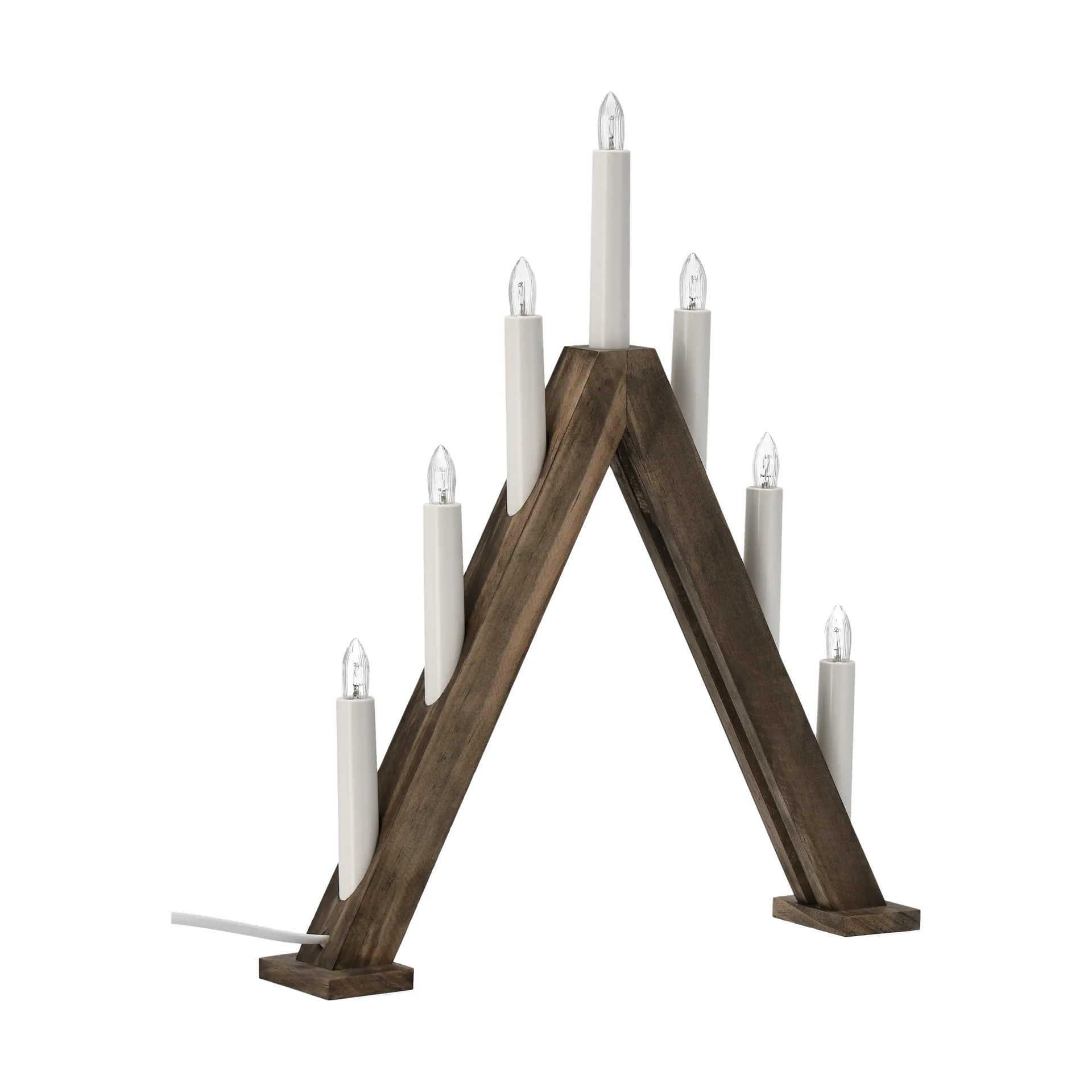 Candeliere dell'Avvento Nord 40 cm, Tinto scuro Scandi Living