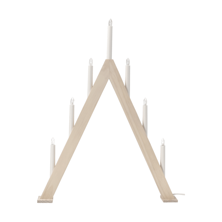 Candeliere dell'Avvento Nord 60 cm - Bianco laccato - Scandi Living