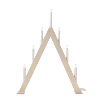 Candeliere dell'Avvento Nord 60 cm - Bianco laccato - Scandi Living