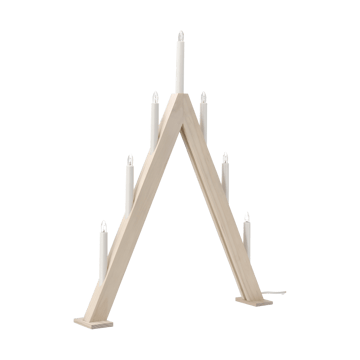 Candeliere dell'Avvento Nord 60 cm - Bianco laccato - Scandi Living