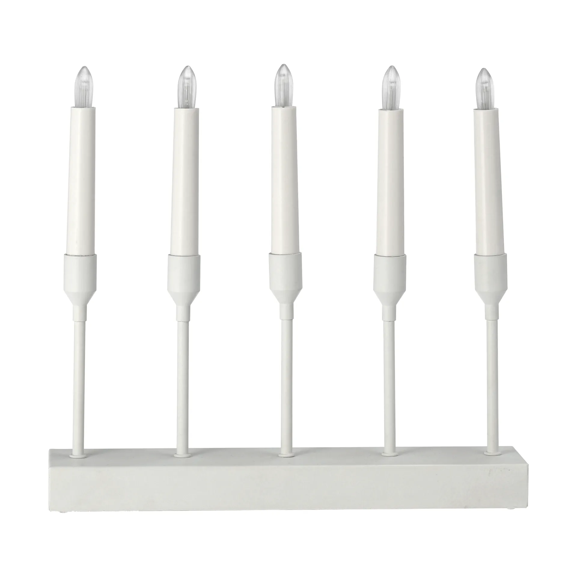 Candeliere dell'Avvento portatile Kindle 30 cm, Bianco Scandi Living