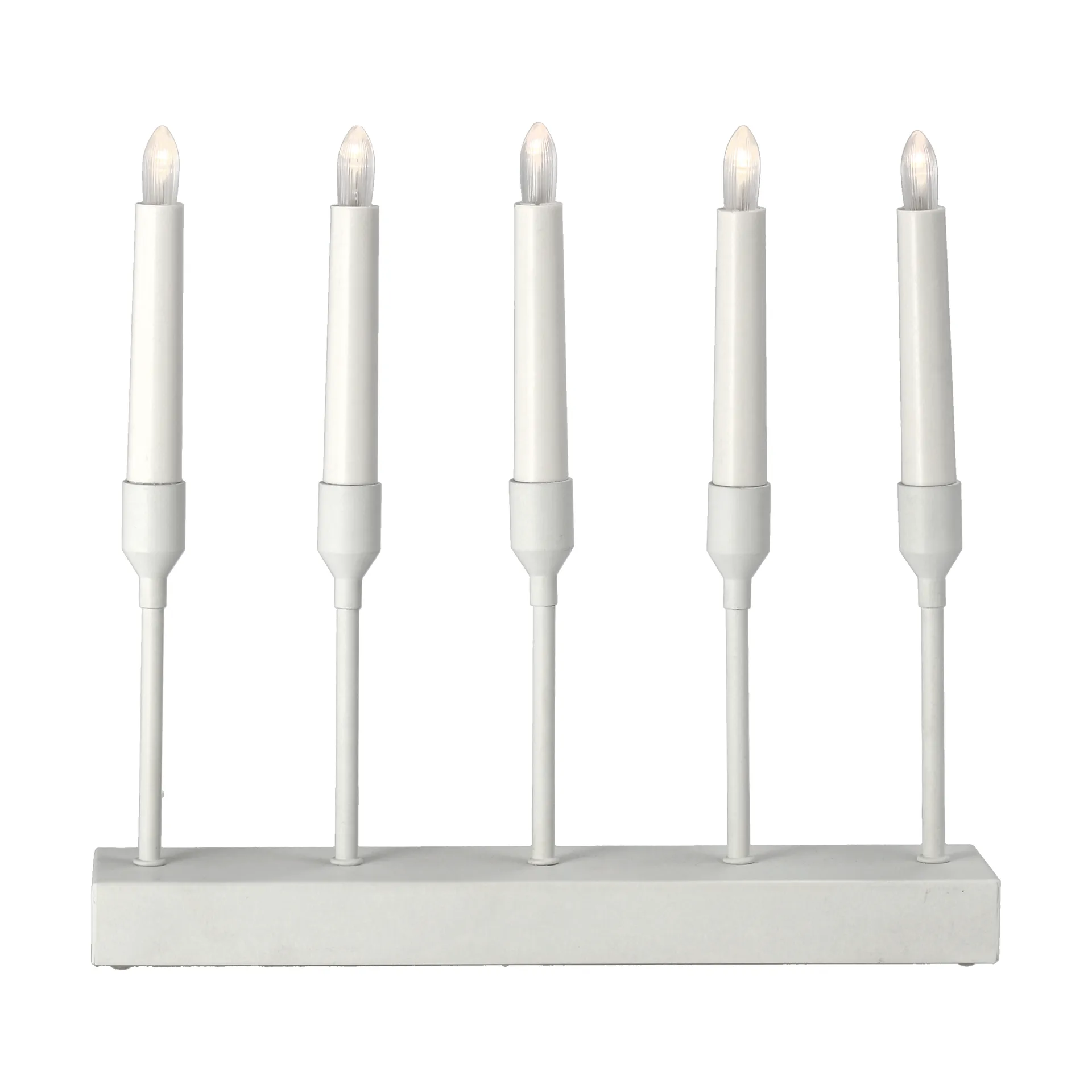 Candeliere dell'Avvento portatile Kindle 30 cm, Bianco Scandi Living
