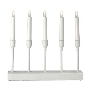 Candeliere dell'Avvento portatile Kindle 30 cm - Bianco - Scandi Living