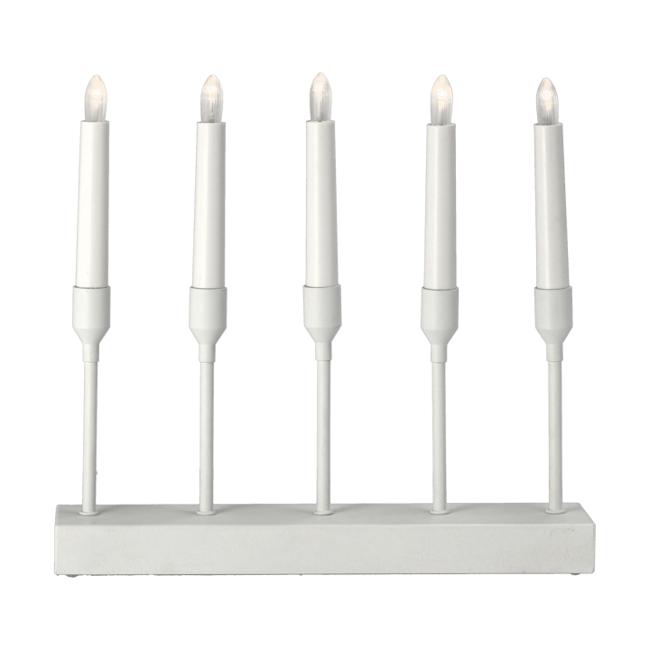 Candeliere dell'Avvento portatile Kindle 30 cm, Bianco Scandi Living