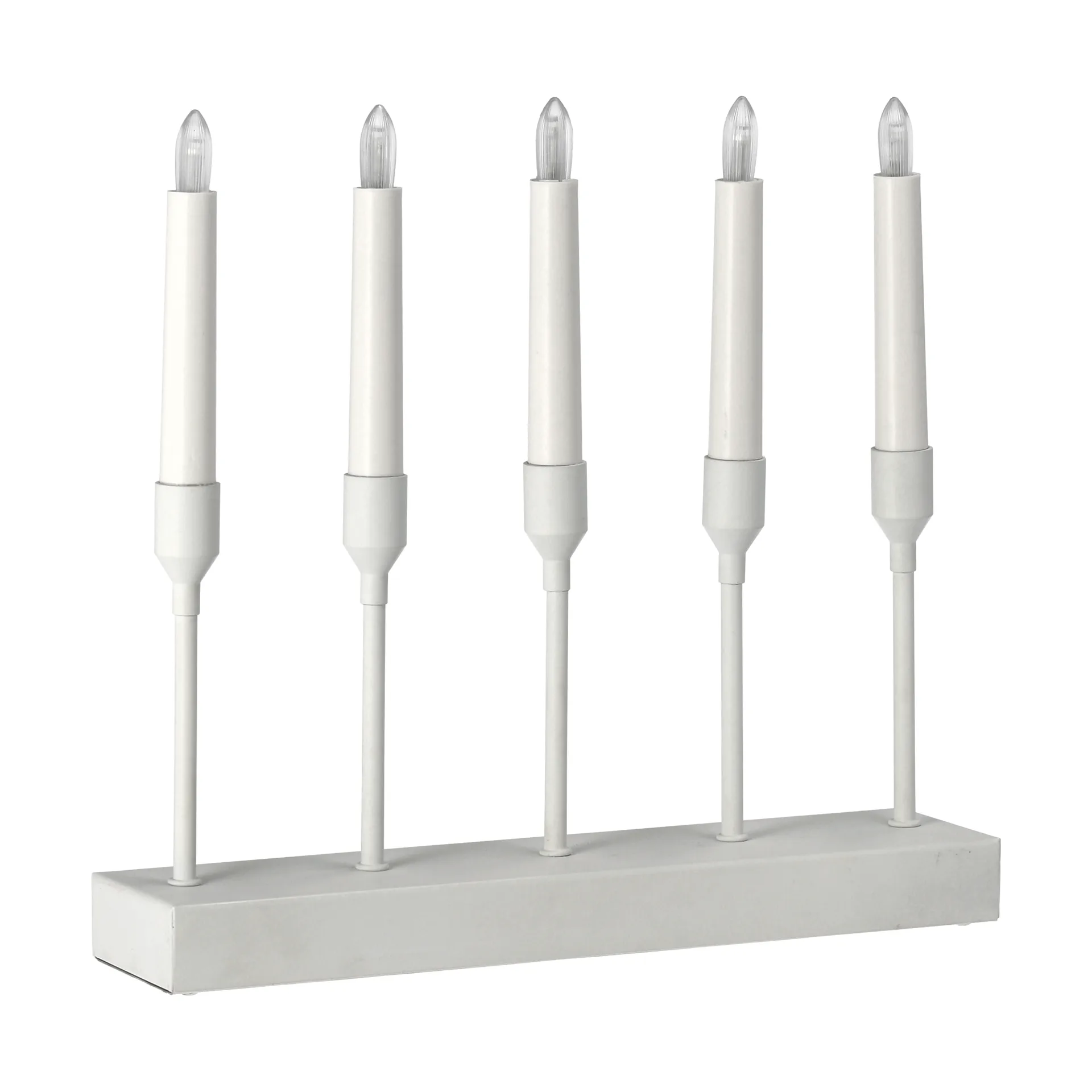 Candeliere dell'Avvento portatile Kindle 30 cm, Bianco Scandi Living