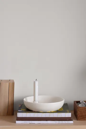 Candelieri Valley Ø 21 cm - Bianco - Scandi Living