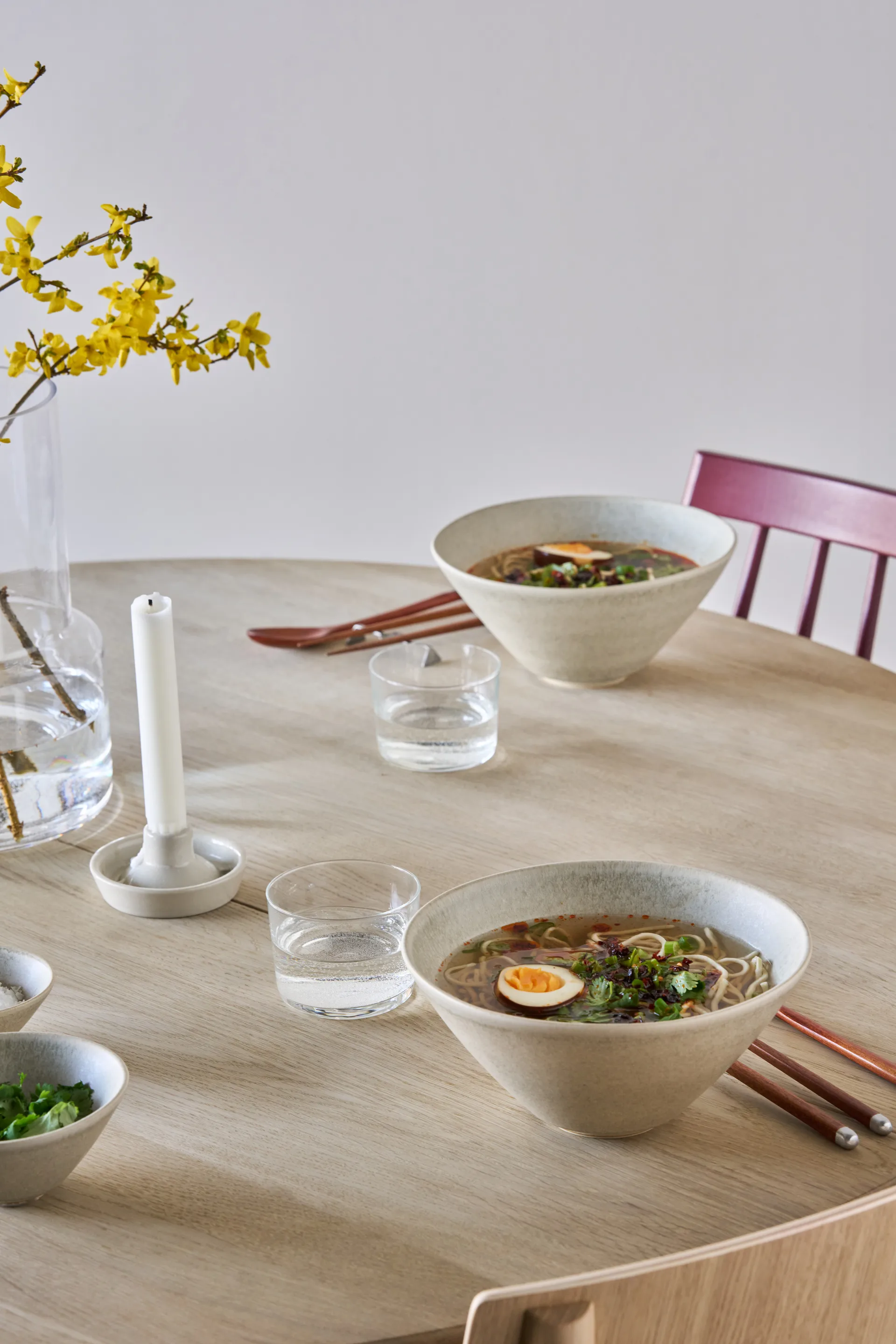Ciotola da ramen Terra, Beige in gres, Ø20 cm Scandi Living