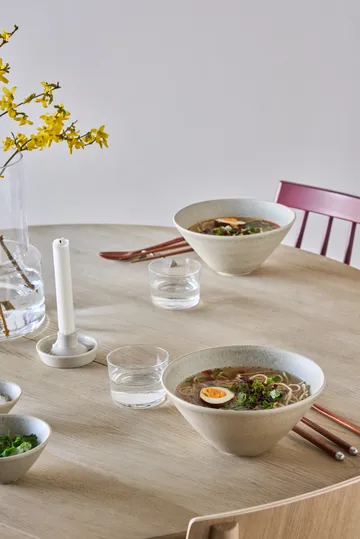 Ciotola da ramen Terra - Beige in gres, Ø20 cm - Scandi Living