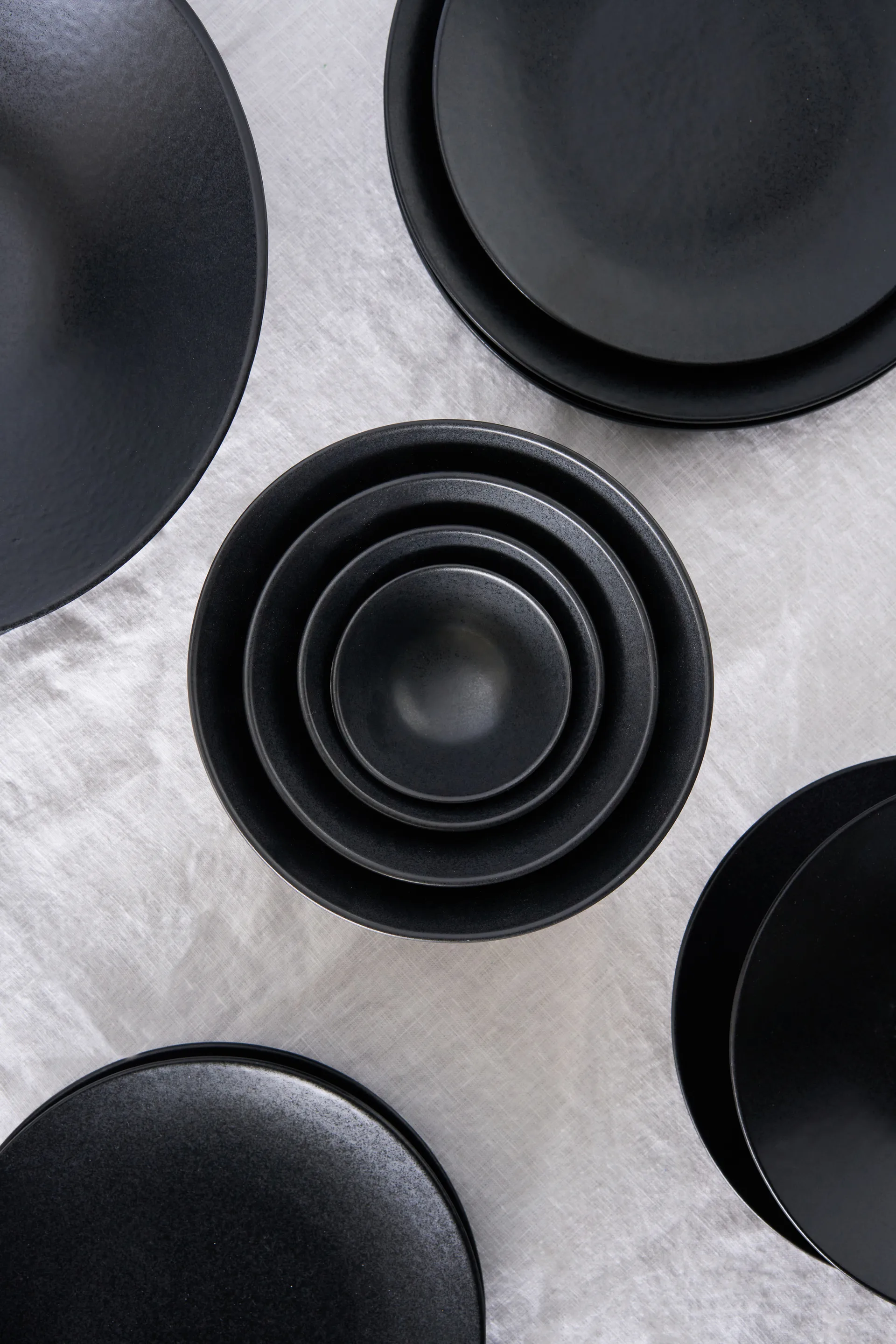 Ciotola da ramen Terra, Nero in gres, Ø20 cm Scandi Living