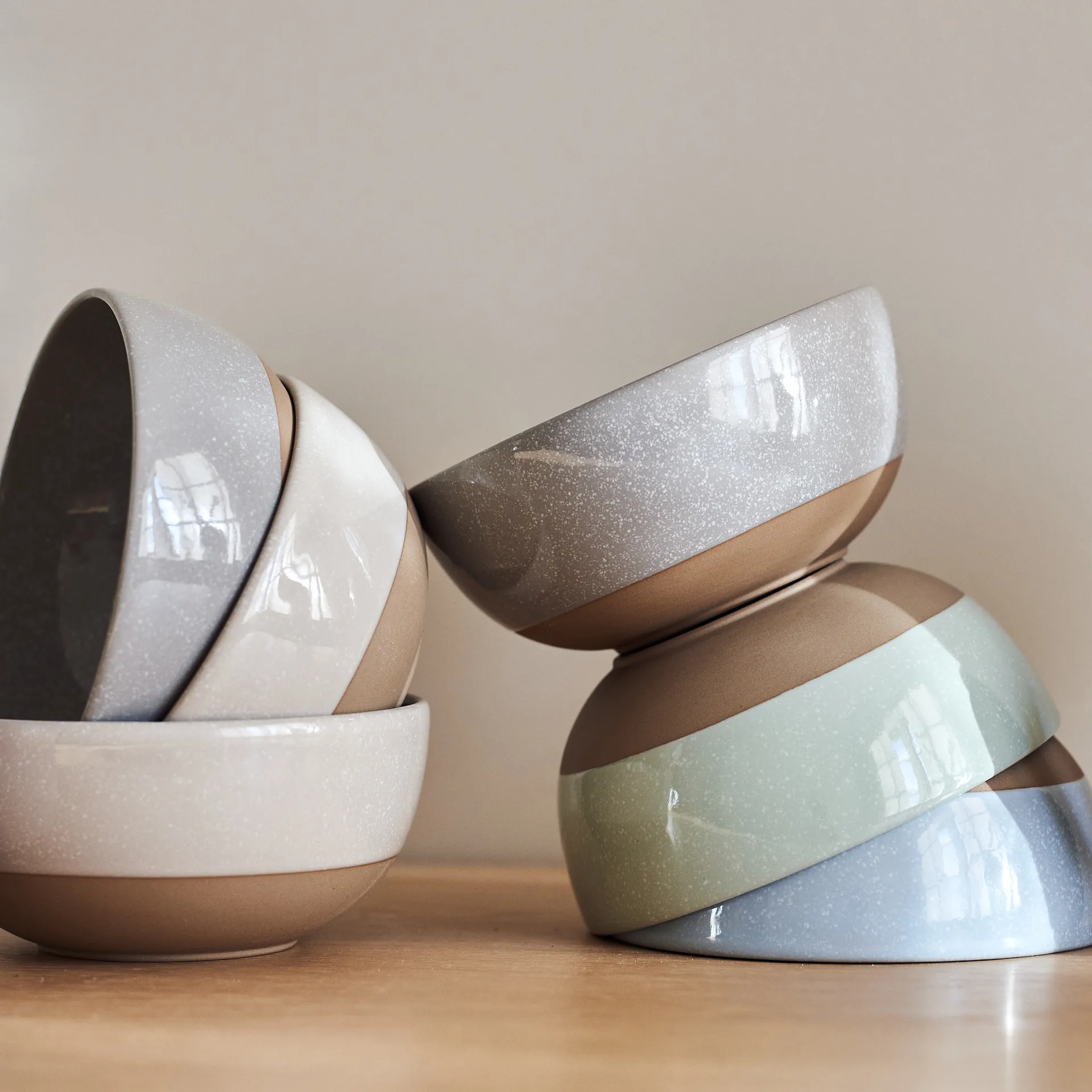 Ciotola Fossil 60 cl, blu Scandi Living