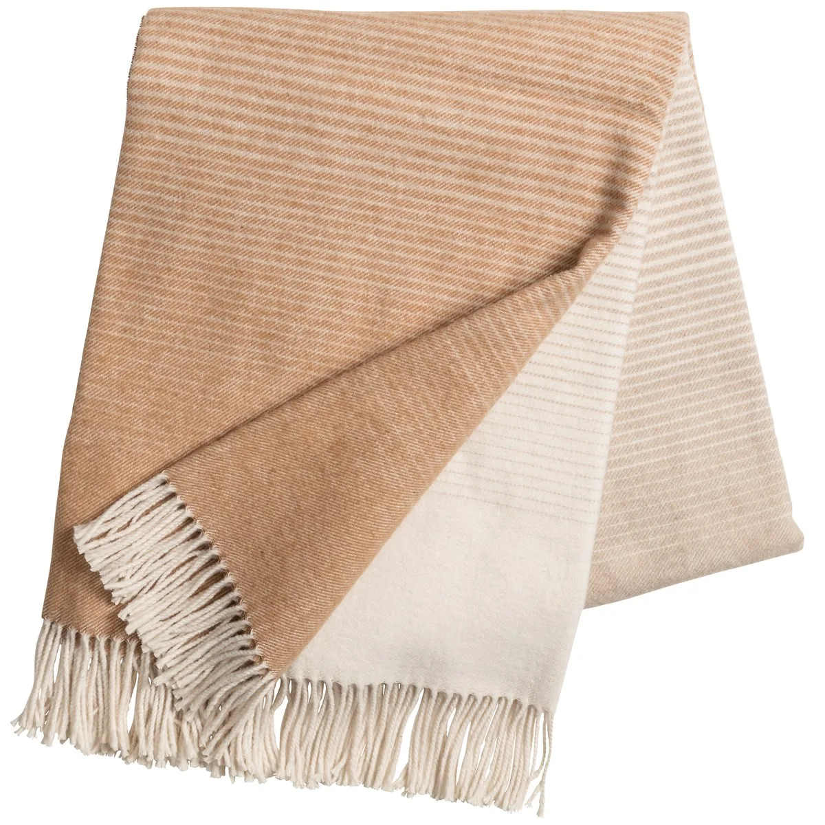 Coperta in cotone Mist, sand Scandi Living
