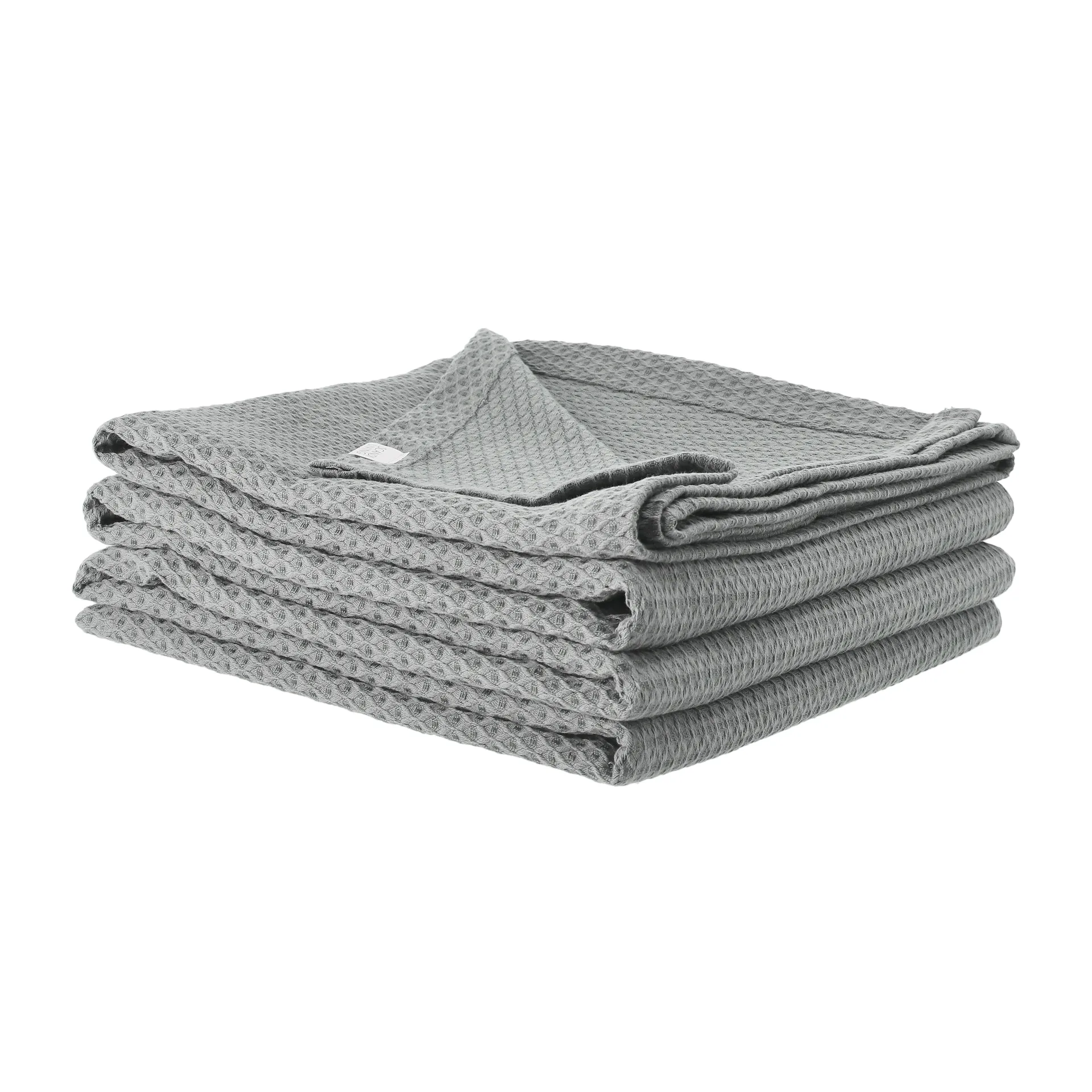 Copriletto Kimono 260x260 cm, dusty petrol Scandi Living