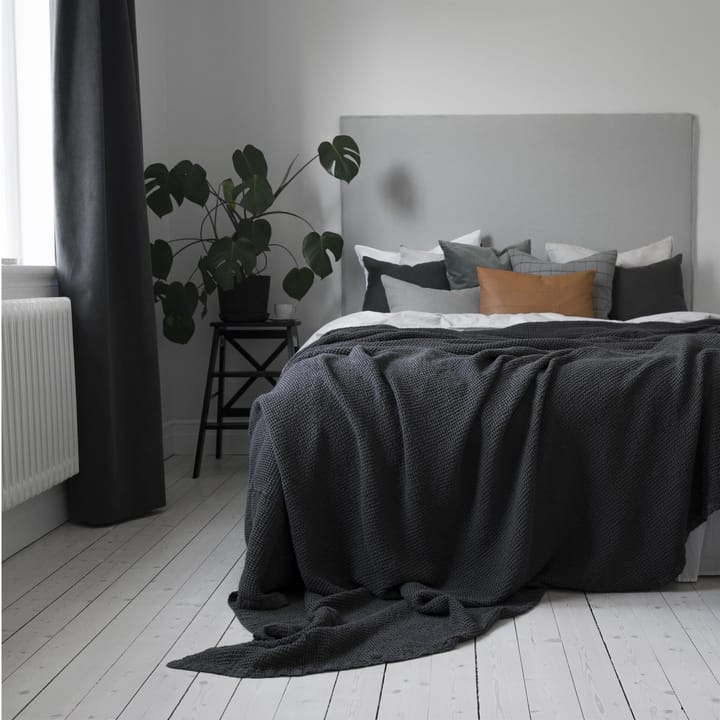 Copriletto Moss 260x260 cm, charcoal (grigio) Scandi Living
