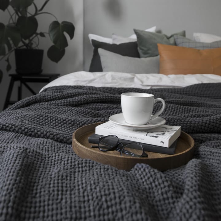 Copriletto Moss 260x260 cm, charcoal (grigio) Scandi Living