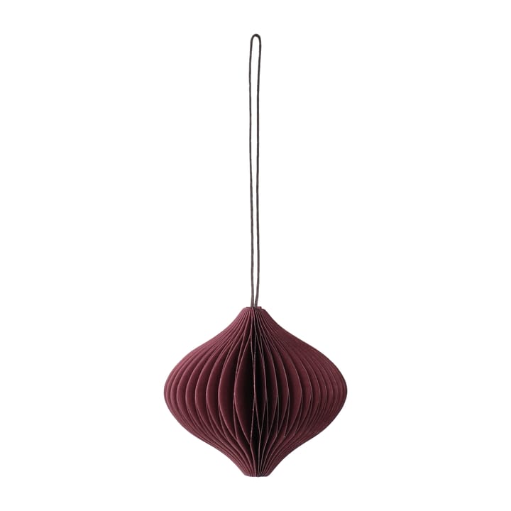 Decorazione per albero di Natale Onion, confezione da 4, Rosso Scandi Living